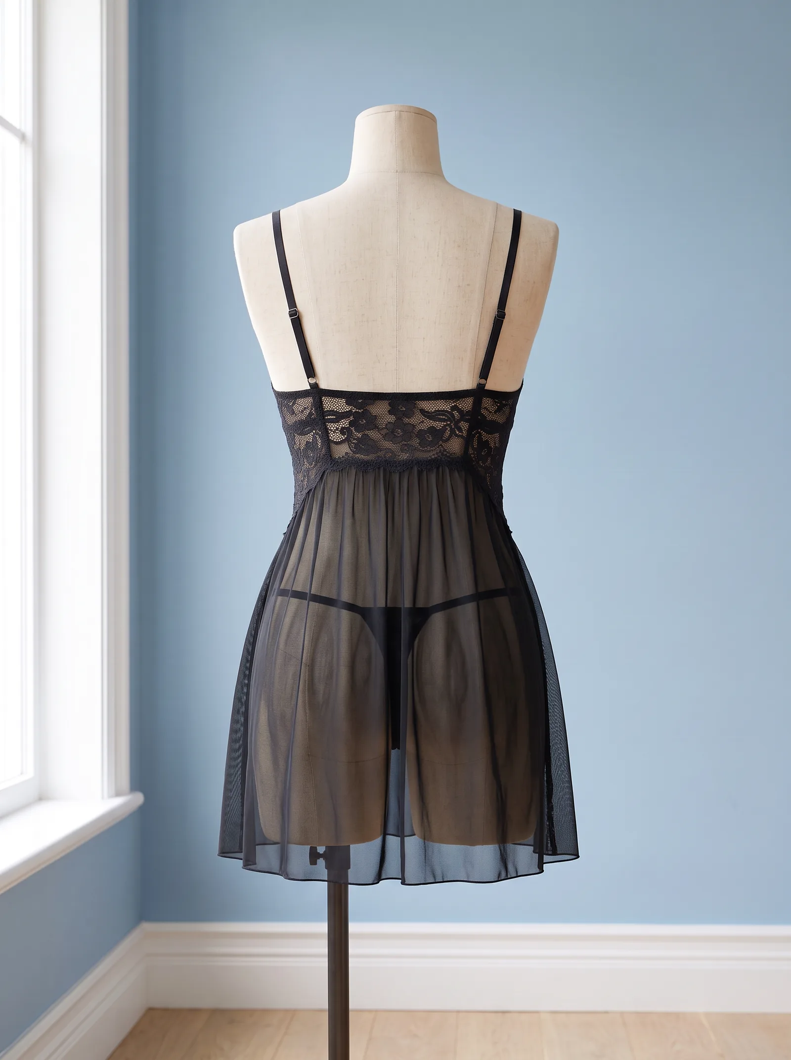 Siyah Babydoll + Tanga
